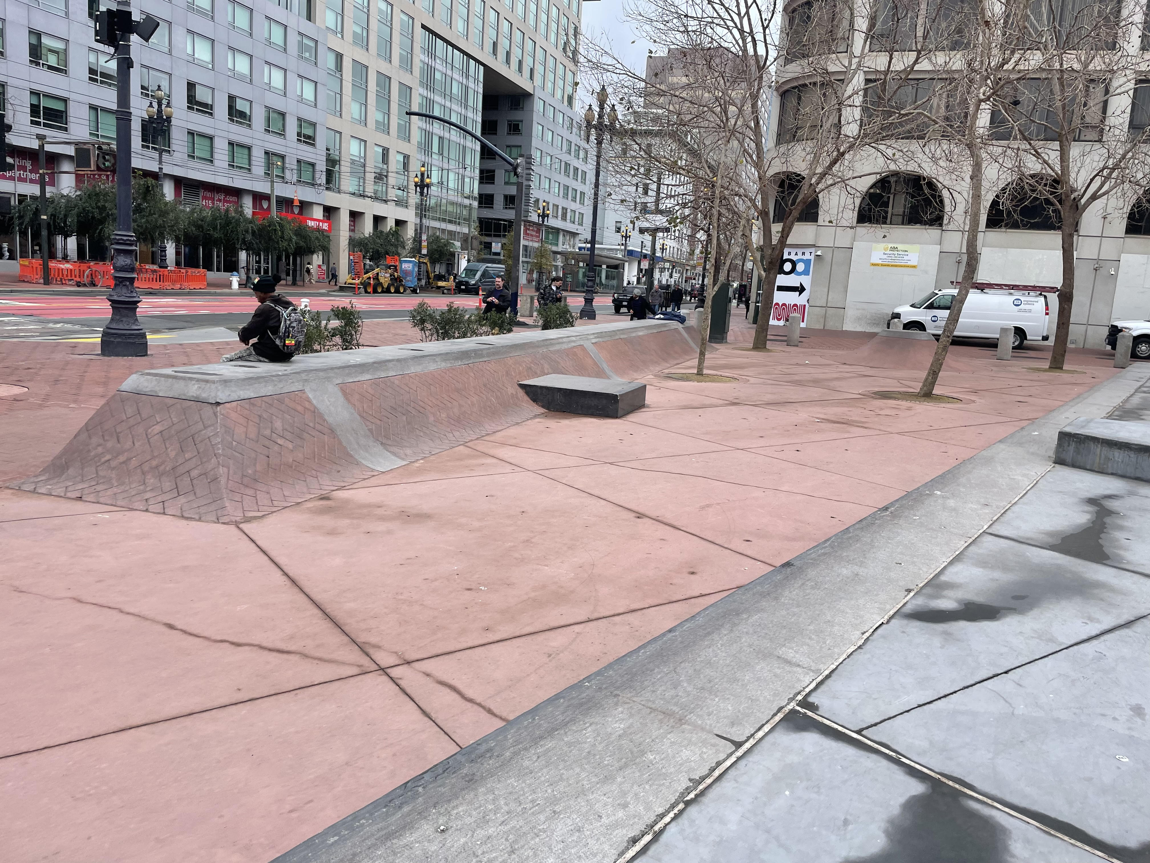 San Francisco UN plaza reopens as skateboarding spot